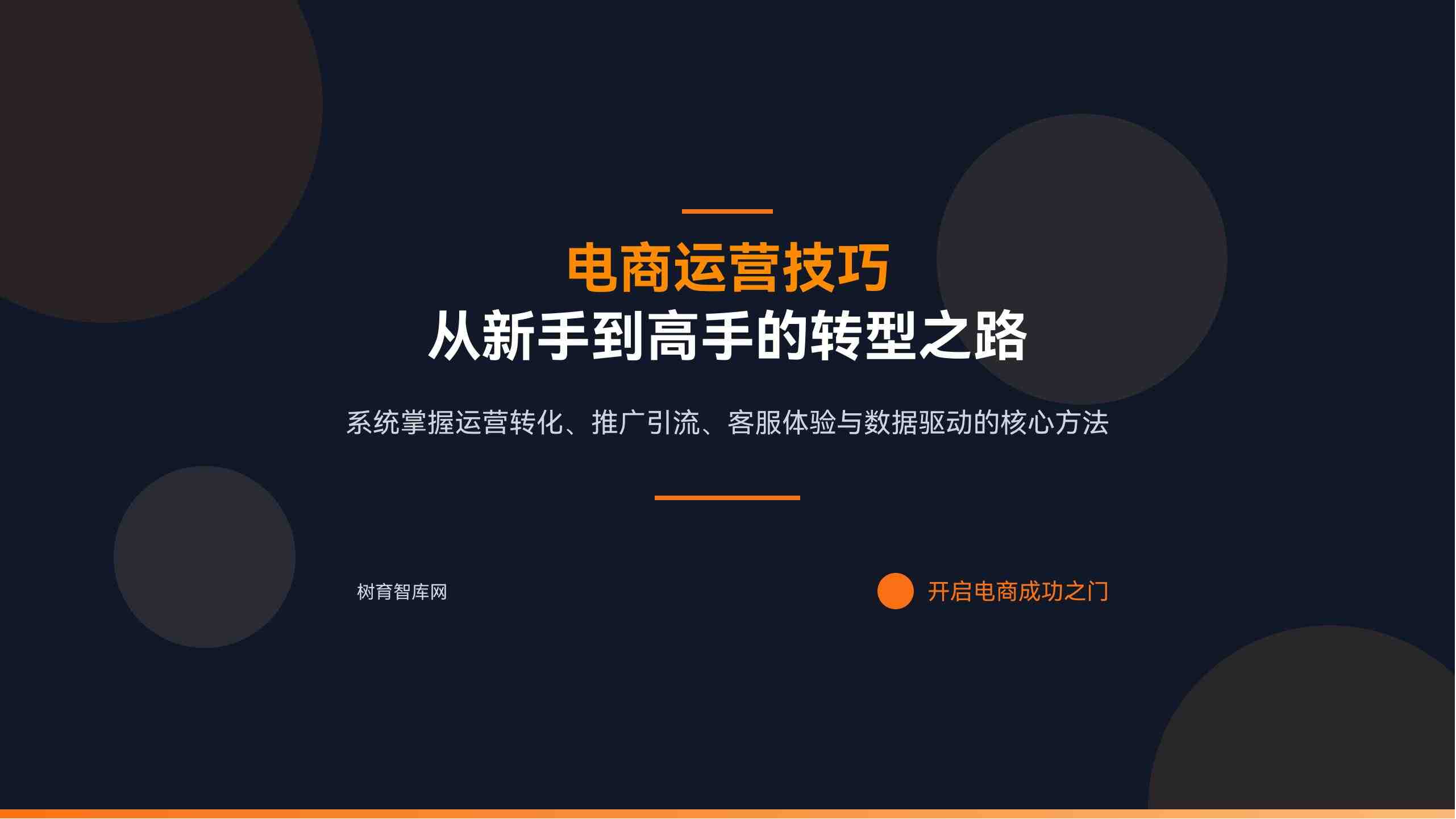 电商运营技巧：从新手到高手的转型之路