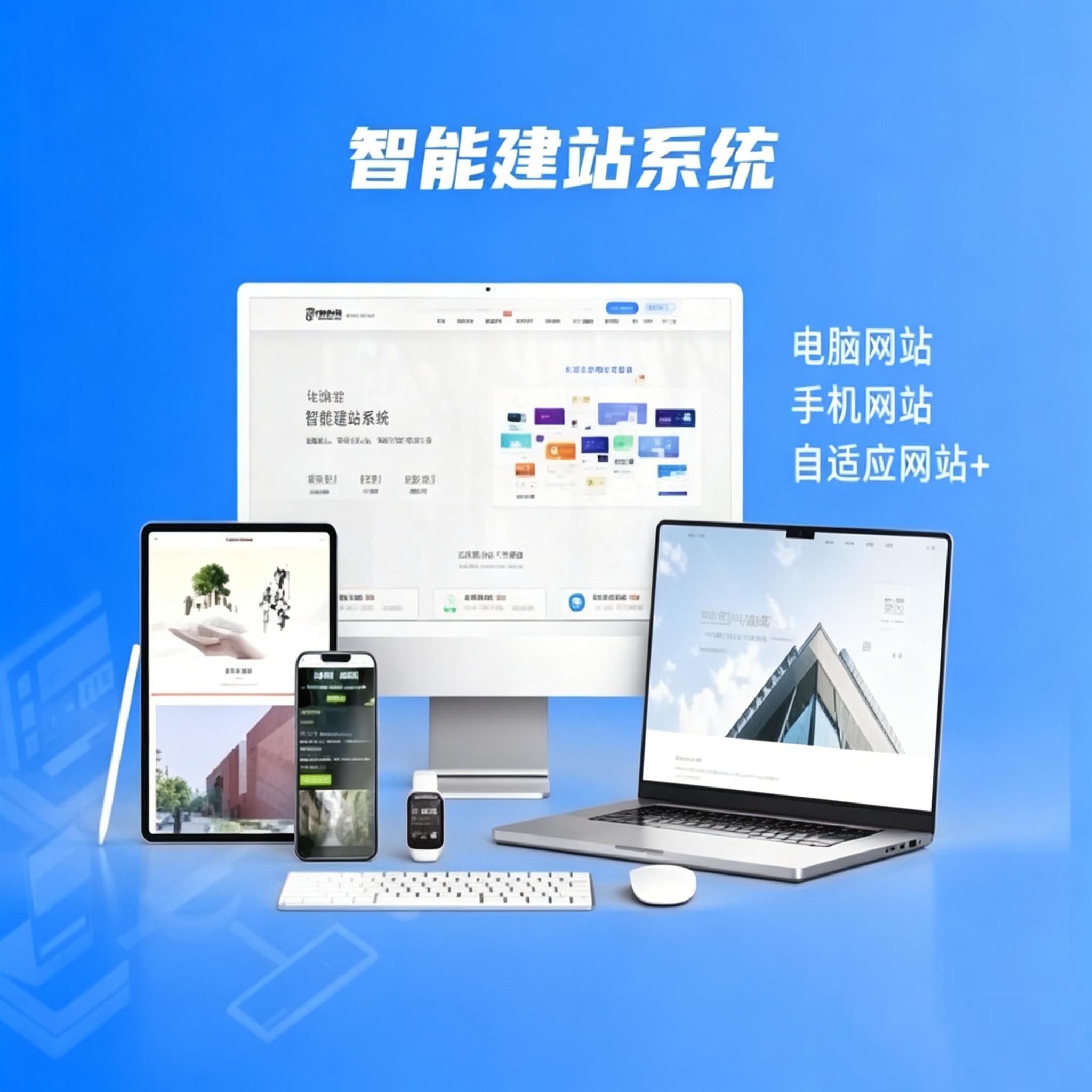 智能搭建网站(企业官网、海外独立站、个人网站等)